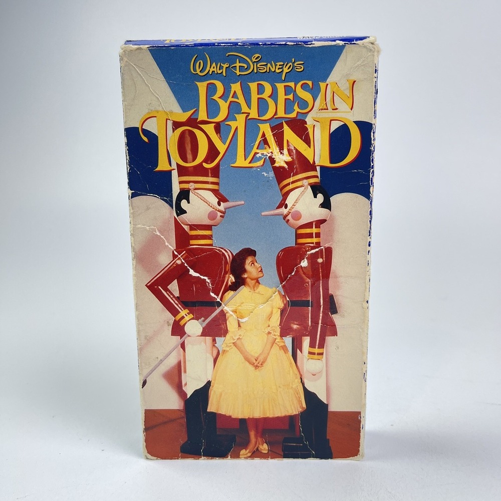 Walt Disney Babes In Toyland VHS 1990 Annette Funicello Ray Bolger Live Action
